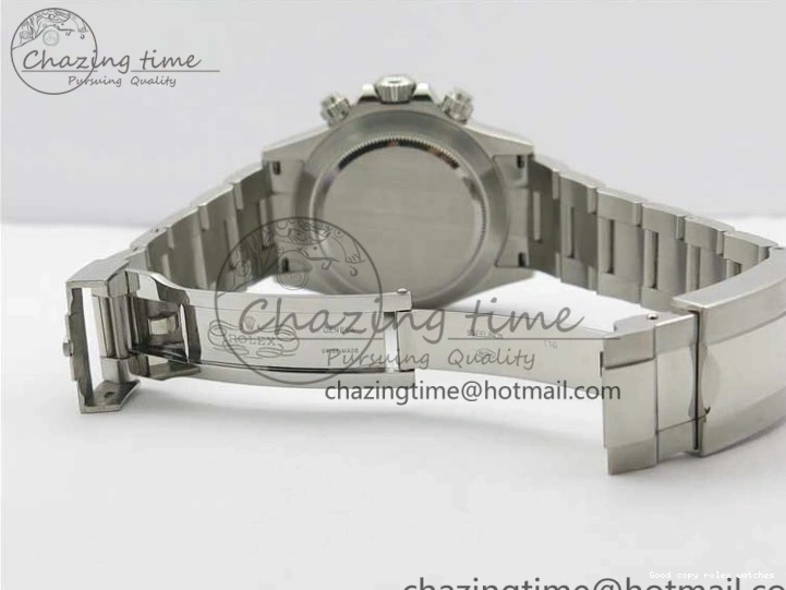 Rolex aaa copy Bezel White Sustainable 116500 Noob Edition on Bracelet Ceramic Best A SS Dial 1:1 2980 Daytona 1218